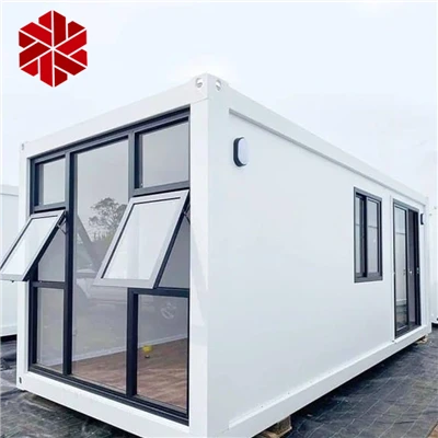 20ft modern prefabrik düz paket konteyner evi